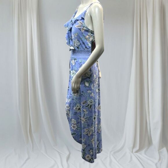 NO BOUNDRIES Plus Size Women's Super Soft Sleeveless Open Front Maxi Romper XXL - Picture 7 of 13